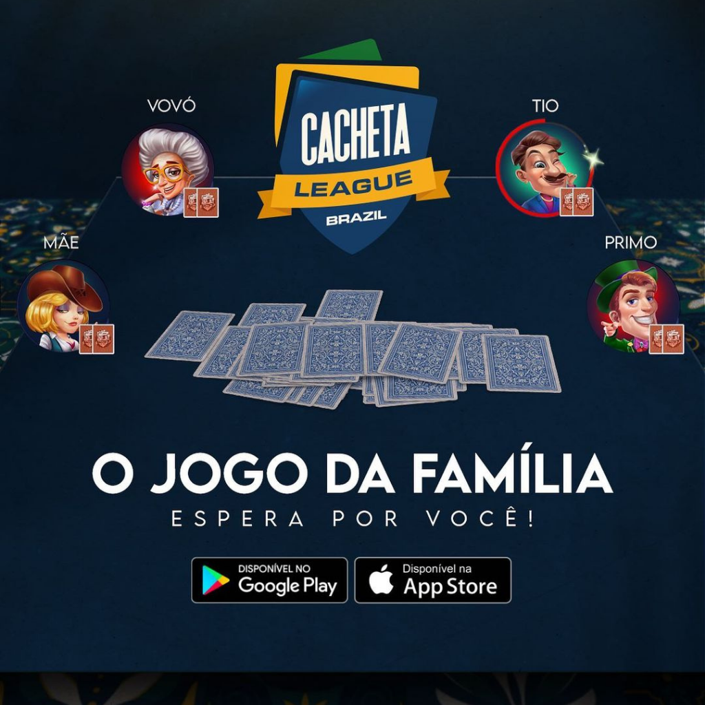 Clube Do Baralho - Quem gosta de uma cacheta ou um truco online, venha  conhecer nosso app onde vc joga entre amigos ou contra pessoas de todo o  Brasil no conforto da